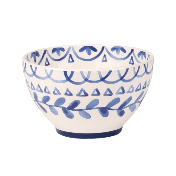 Blue Mosaic Ceramic Cereal Bowl