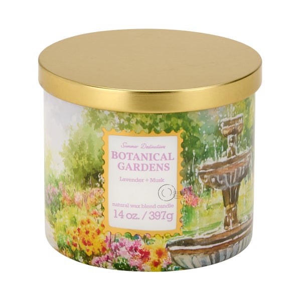 Botanical Gardens 3-Wick 14oz Jar Candle