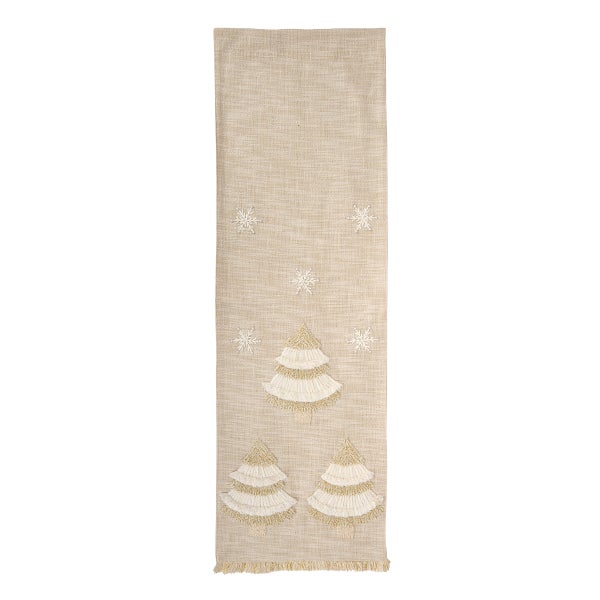 Woven Trees Table Runner