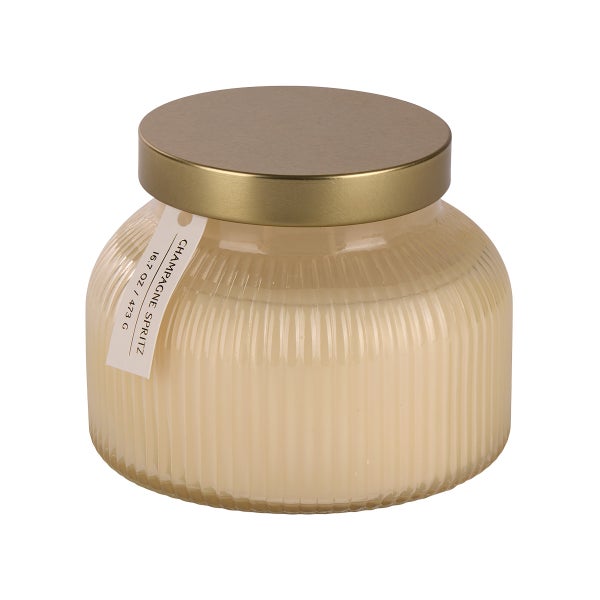 Champagne Spritz 16.7oz Ribbed Jar Candle