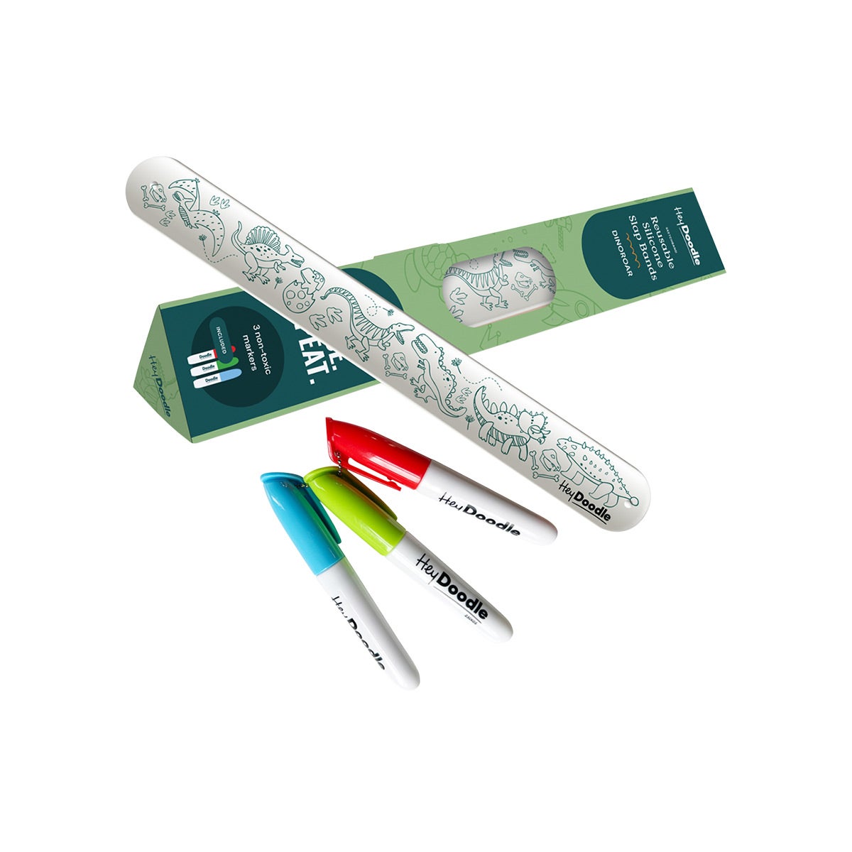 Reusable Sketchband Dino Roar