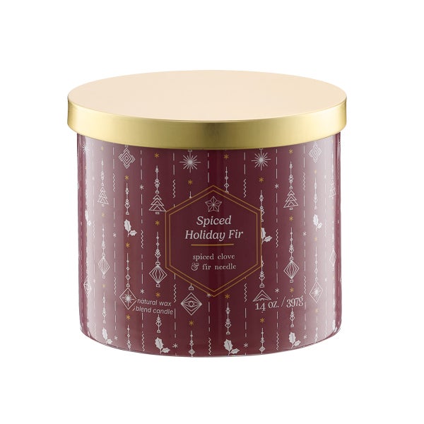 Holiday Spiced Fir 14oz Candle Jar