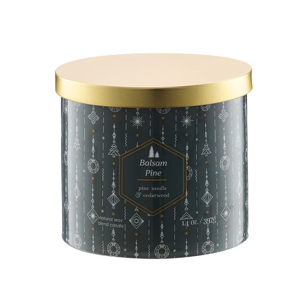 14OZ Candle Jar Balsam Pine 3 Wick