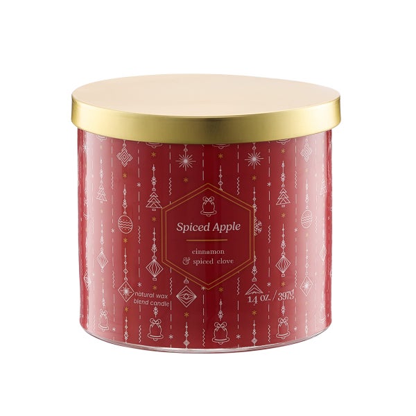 Spiced Apple 3-Wick 14oz Jar Candle