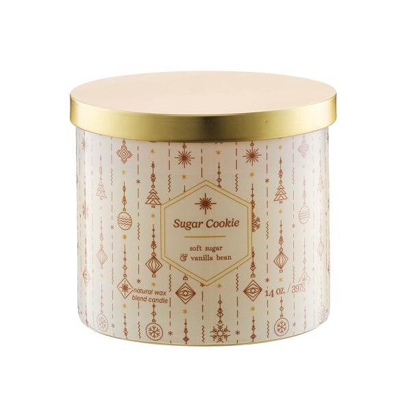 Sugar Cookie 3-Wick 14oz Candle Jar