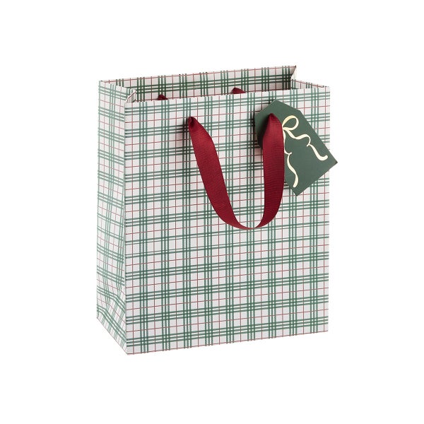 Fringe Studio Tartan Plaid Gift Bag