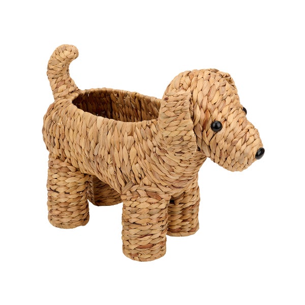 Doodle Woven Hyacinth Basket