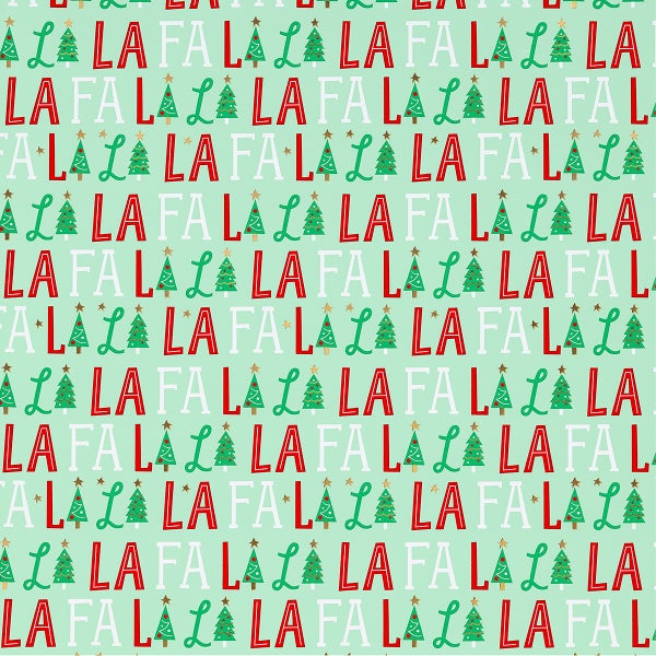 Christmas Type Gift Wrap