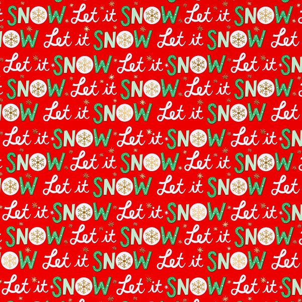 Design Design Christmas Type Gift Wrap