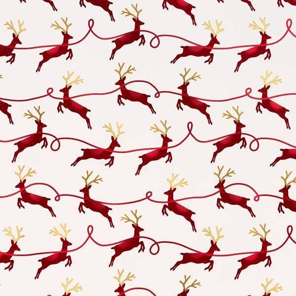 Design Design Reindeer Ride Gift Wrap