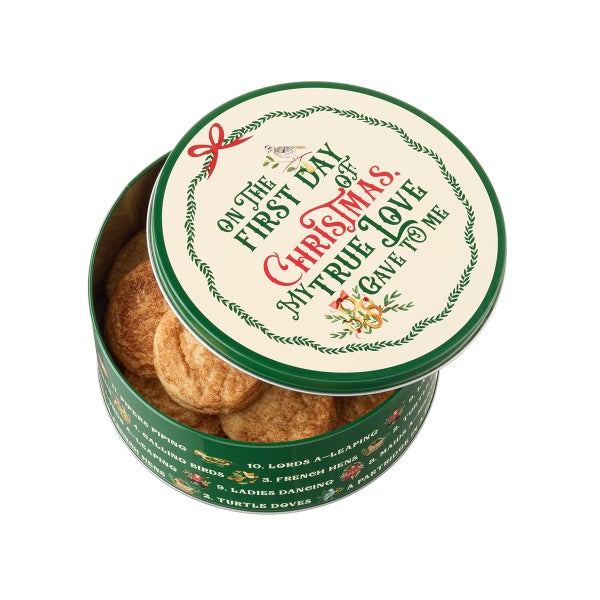 12 Days of Christmas Cookie Tin
