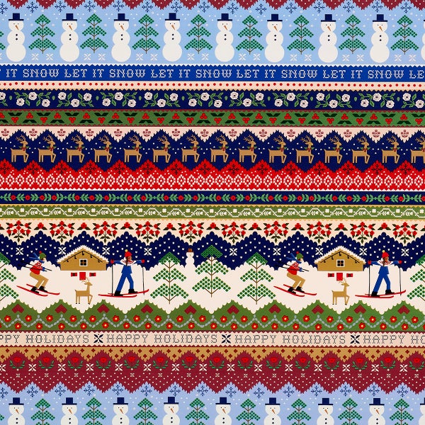 Rifle Paper Co. Ski Sweater Gift Wrap