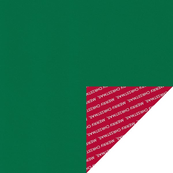 Reversible Christmas Gift Wrap