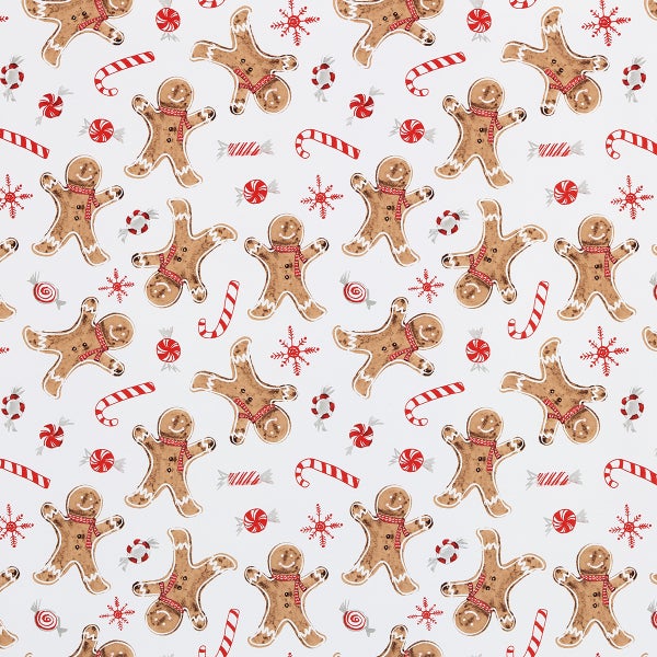 Gartner Studios Gingerbread Men Gift Wrap