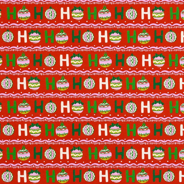 Gartner Studios Ho Ho Ho Ornaments Gift Wrap