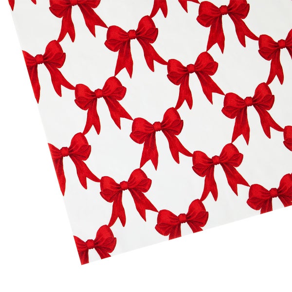 Design Design Christmas Bows Tissue Sheets Pkg/4