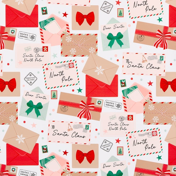 Design Design Dear Santa Letters Gift Wrap