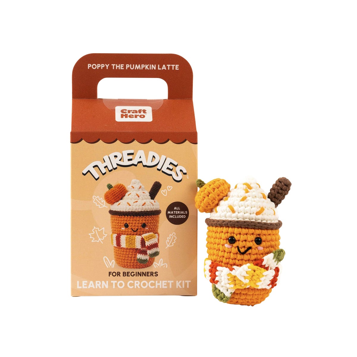 Poppy the Pumpkin Latte Crochet Kit