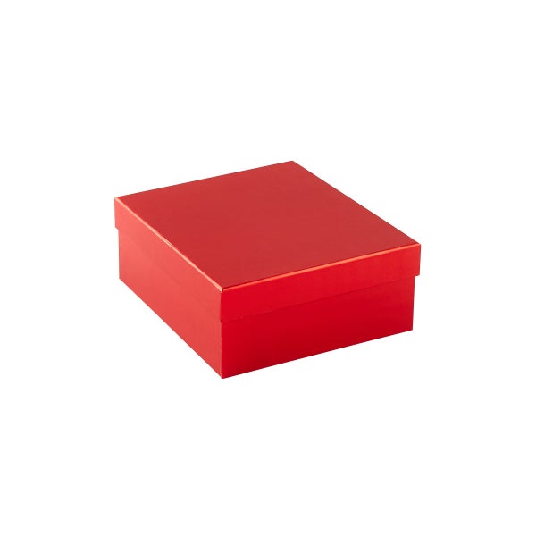 Metallic Red Gift Boxes