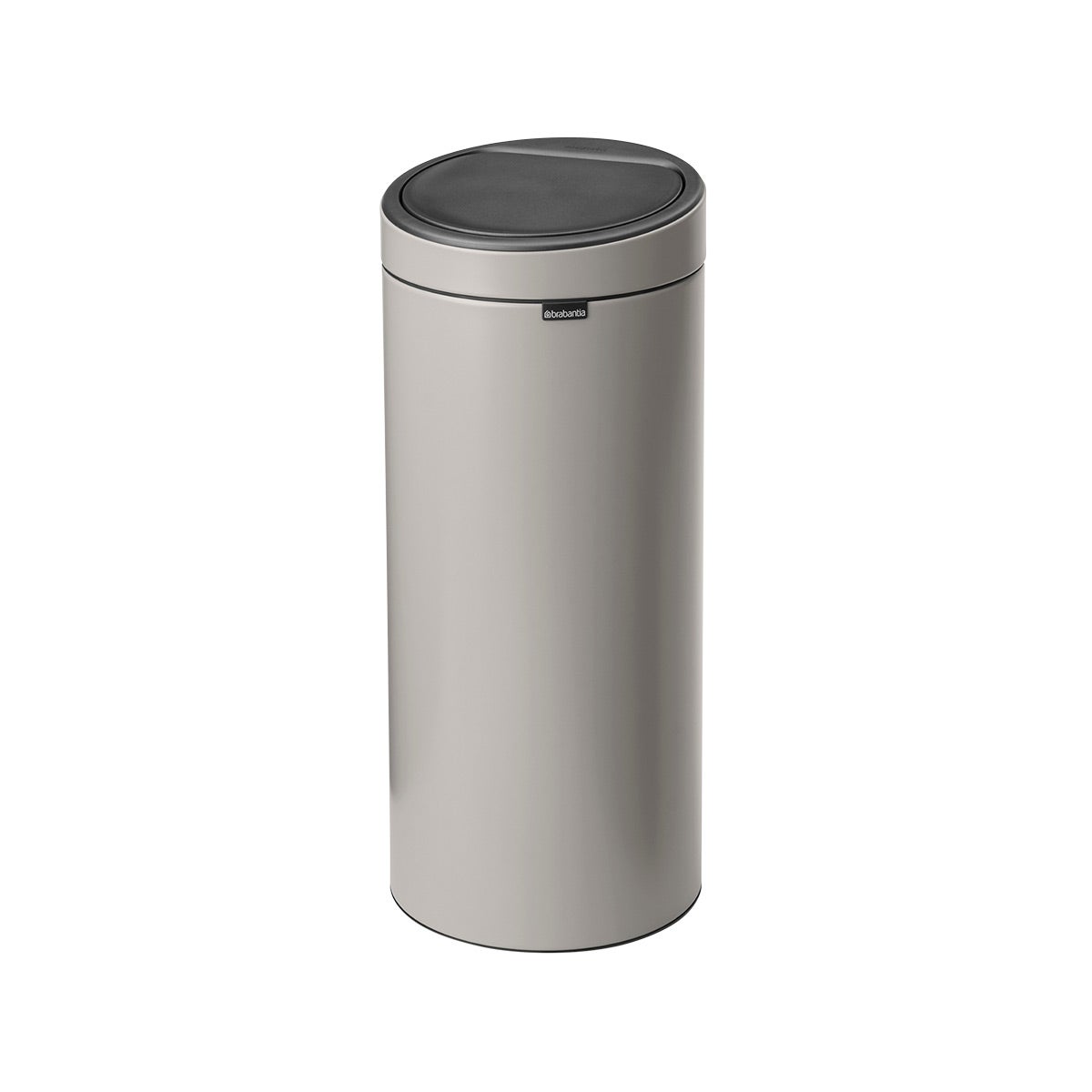 Brabantia 8 Gallon Touch Top Trash Can Soft Gray