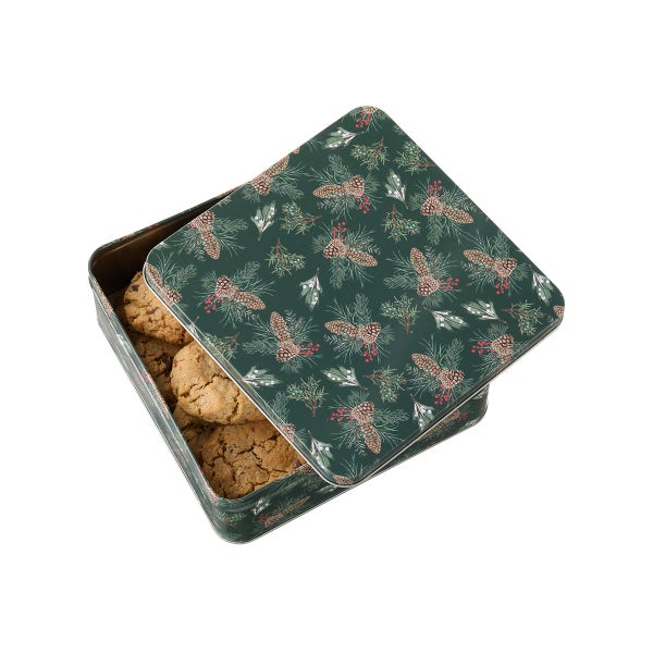Pinecone Cookie Tin