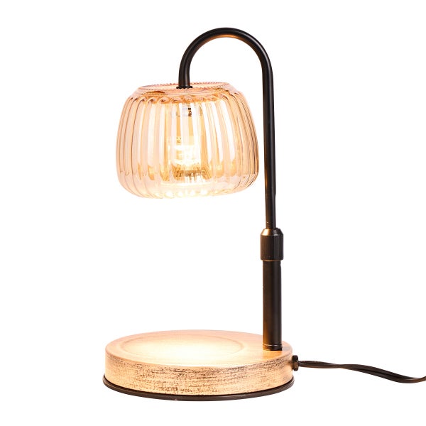 Amber Glass Candle Warmer