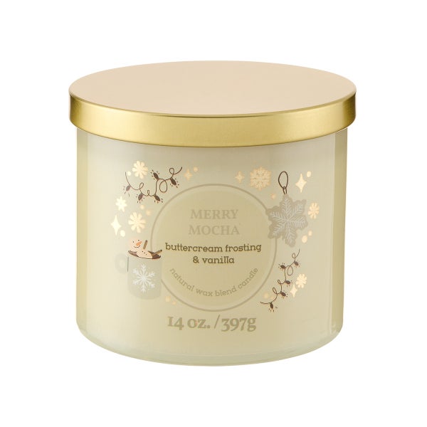 Merry Mocha 3-Wick 14oz Jar Candle
