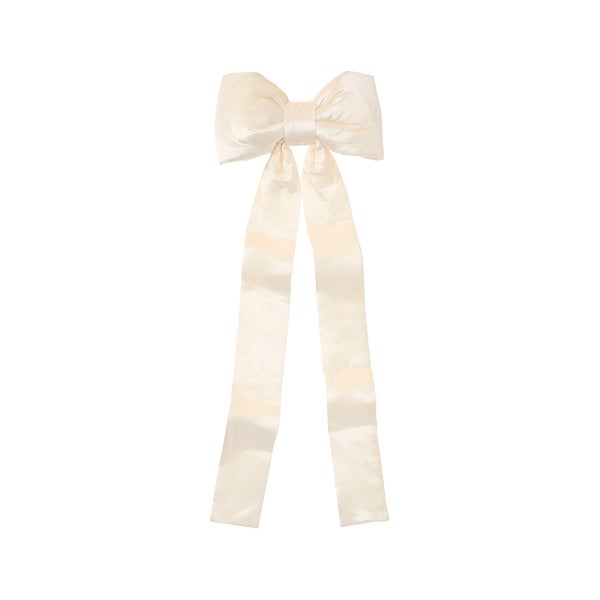 Ivory Bow Christmas Tree Topper