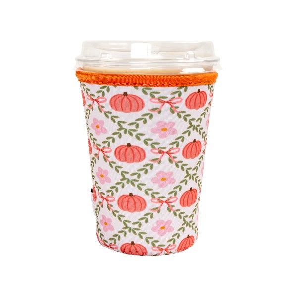 Pumpkin and Florals Drink Sleeve