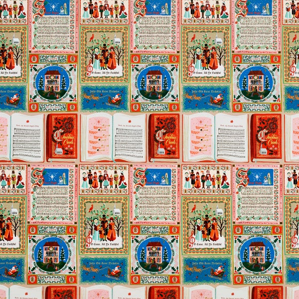 Rifle Paper Co. Christmas Carols Gift Wrap