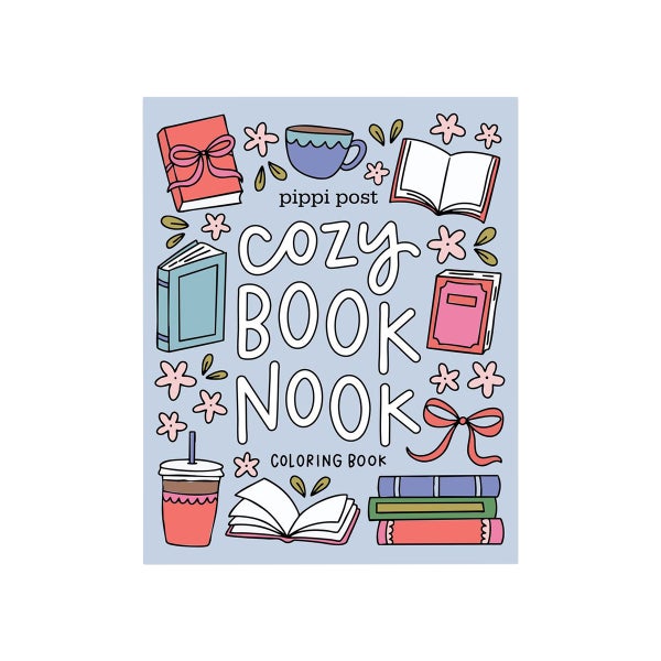 Cozy Book Nook Coloring Book