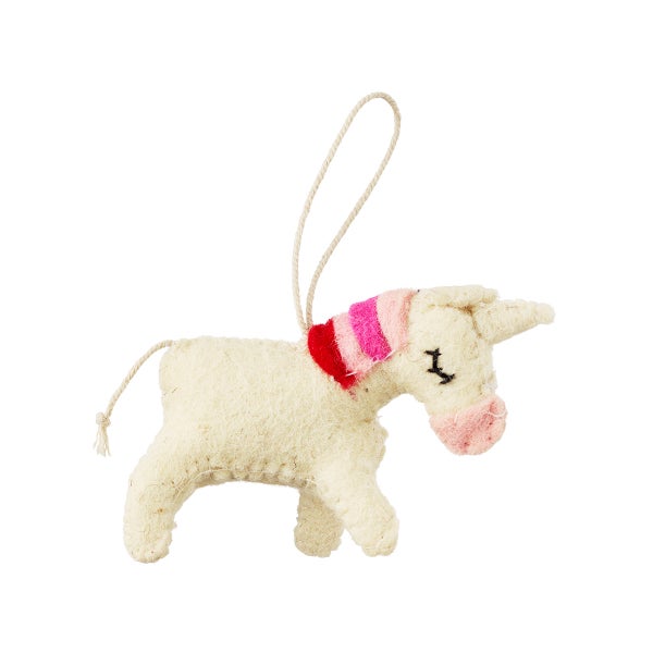 Felt Unicorn Tie-On