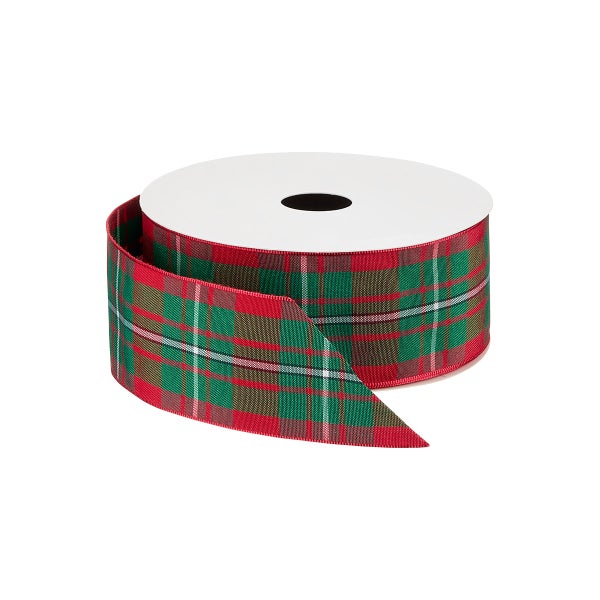 The Container Store Edinburgh Plaid Ribbon