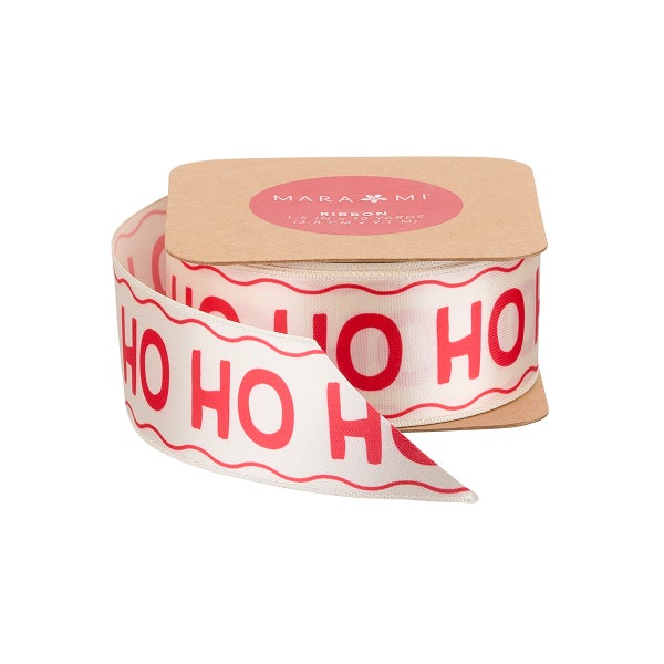 Gartner Studios Satin Ho Ho Ho Ribbon