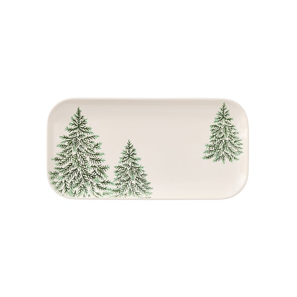 Evergreen Trees Vanity Tray
