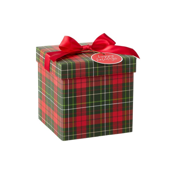 Gartner Studios 2-Piece Plaid Gift Box