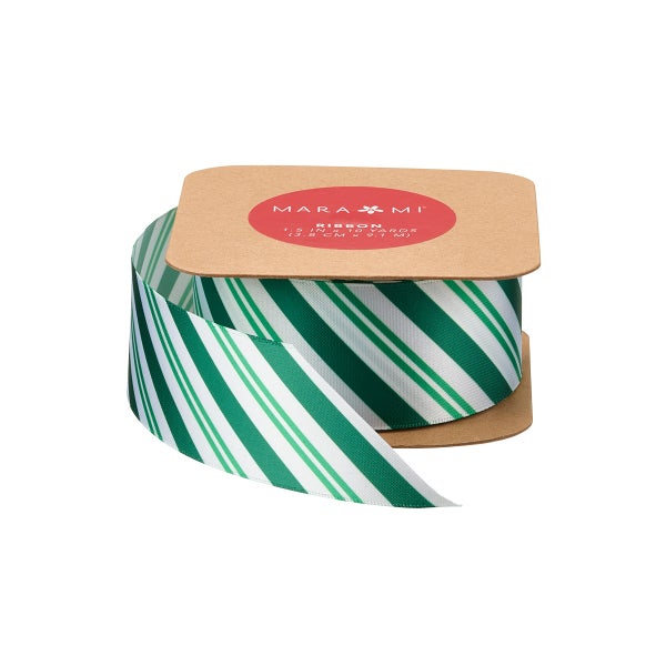 Gartner Studios Satin Candy Cane Ribbon