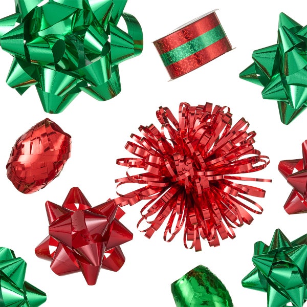 Christmas Bows, Ribbon, and Box Pkg/16