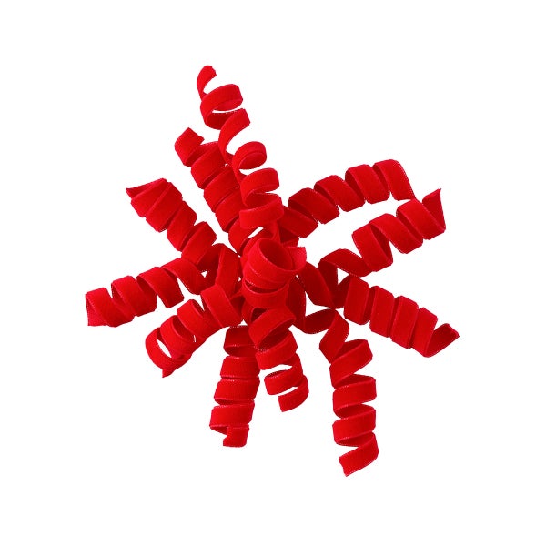The Container Store Velvet Curly Bow