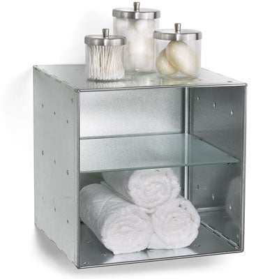 Wall-Mounted Galvanized QBO Divided Steel Cube