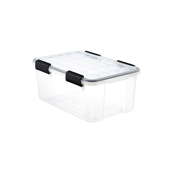 19 qt . Weathertight Tote Clear