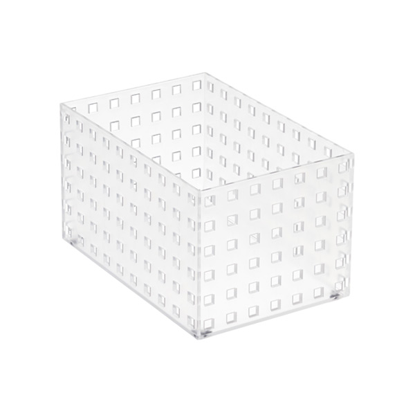 like-it Bricks 8-1/4" Medium Tall Bin Translucent | The Container Store