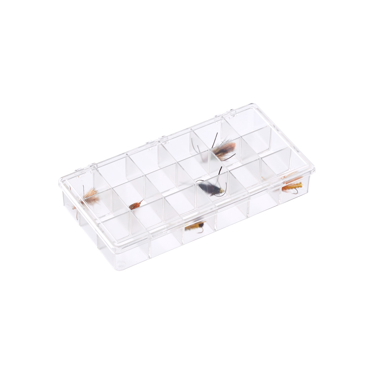 18-Compartment Box Clear