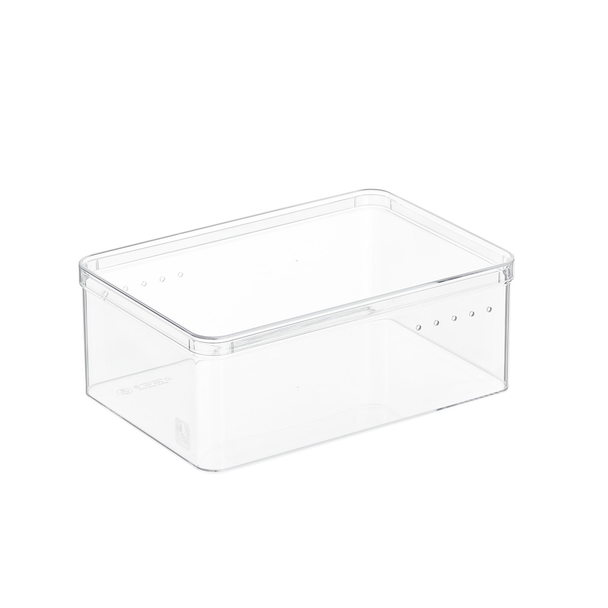 Homz 7.5 Qt Clear Storage Organizing Container Bins with Latching