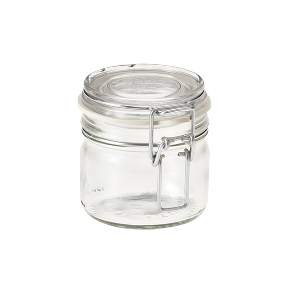 Hexagon 4 oz. Spice Jars with Hermetic Lids, 4-Pack