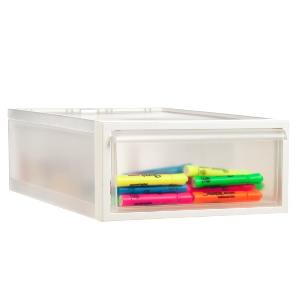 Medium Like-it Stacking Drawer, Translucent, 20.5″ x 12.5″ x 8″ – Find  Organizers That Fit