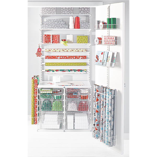 Elfa Wrap Closet is a Home Storage Solution for Gift Wrap