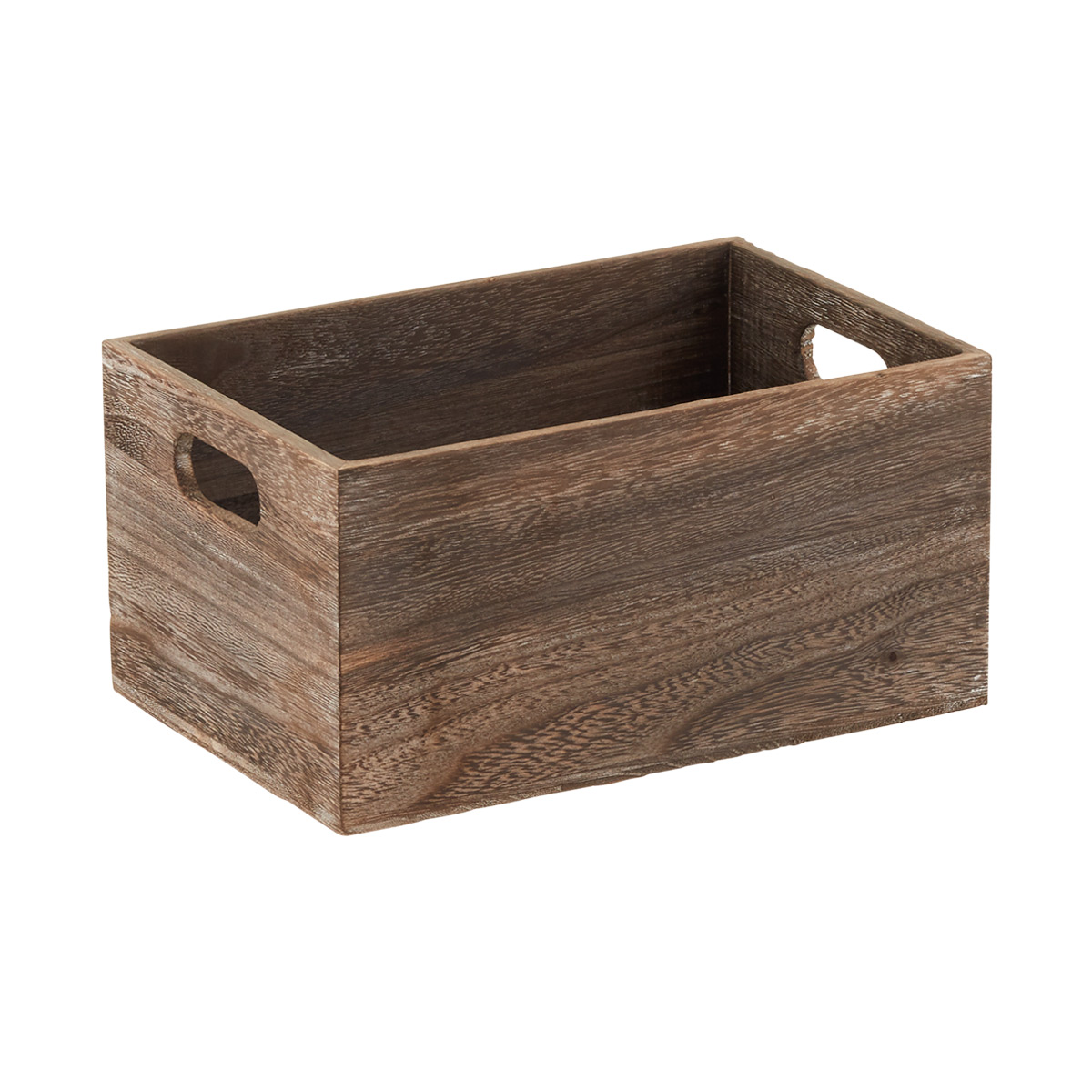 Pillowfort Stackable Small Wood Bin