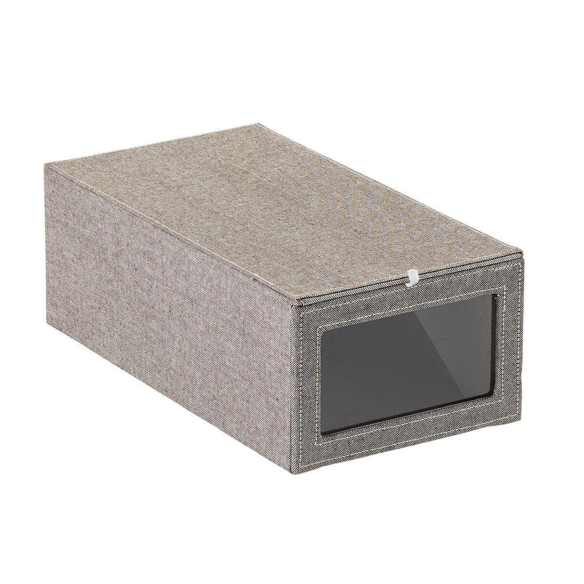 drop front shoe box black