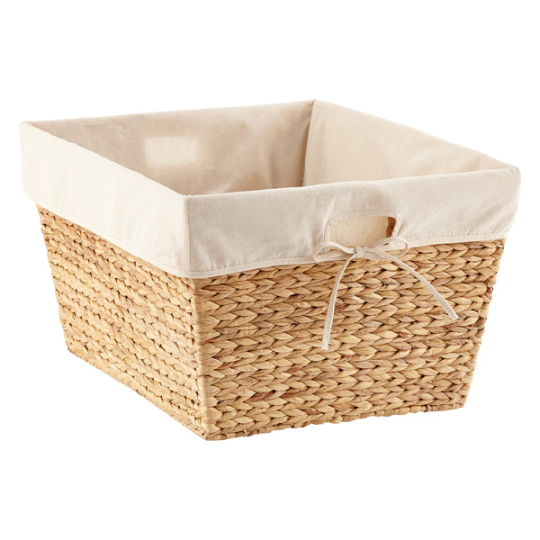 Honey Can Do 18.5 x 22 Natural Water Hyacinth Storage Baskets